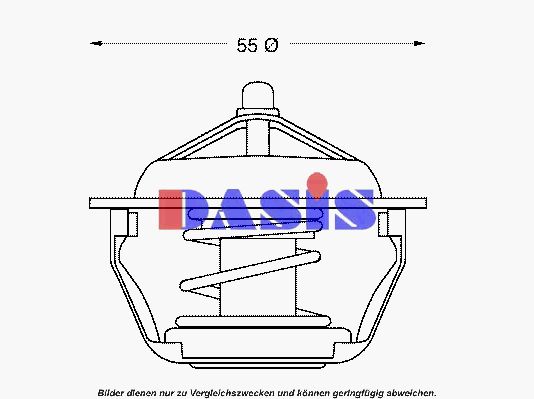 AKS DASIS Термостат, охлаждающая жидкость 751966N